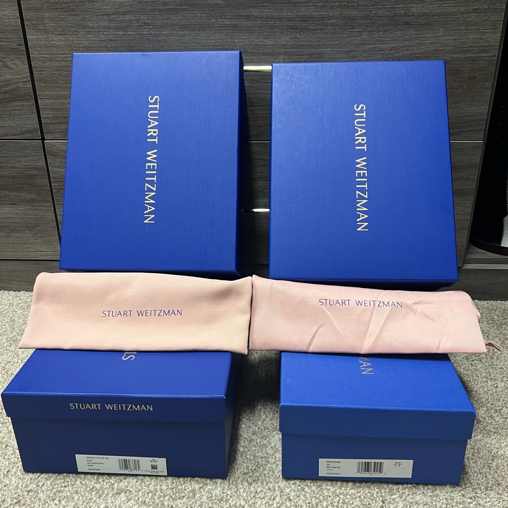 Set Of 4 Shoesboxes/Original/Stuart Weitzman - image 2